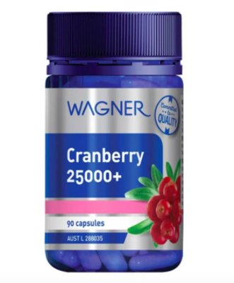 莎寶貝澳洲代購 Wagner 25000+高單位蔓越莓 90粒