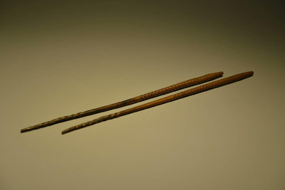 日本回流紋理火箸火筷子老物件正常使用痕跡