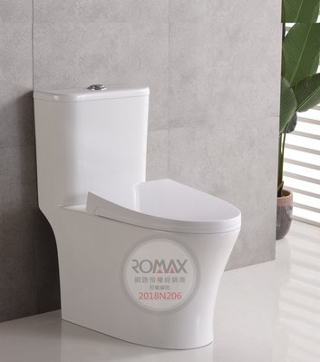 《101衛浴精品》ROMAX 水龍捲單體馬桶  R3663 同TOTO龍捲式洗淨【全台免運費 可貨到付款】