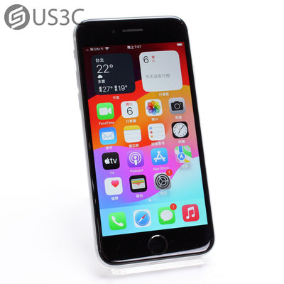 【US3C-台南店】【一元起標】台灣公司貨 Apple iPhone SE 2 64G 4.7吋 白色 Retina HD顯示器 指紋辨識 二手手機