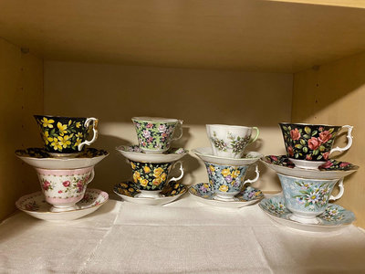 英國骨瓷royal albert系列咖啡杯盤中古
