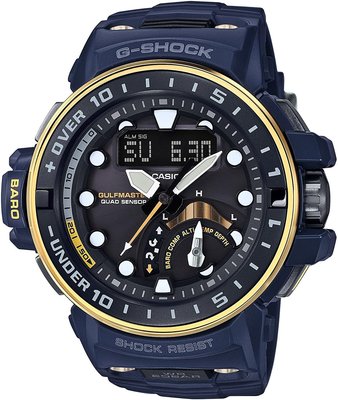 日本正版 CASIO 卡西歐 G-Shock GWN-Q1000NV-2AJF 手錶 男錶 電波錶 太陽能充電 日本代購