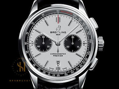 【鴻昇名錶】 Breitling 百年靈 PREMIER 璞雅系列 B01  AB0118221G1P1 熊貓面 計時碼錶  2023保單 五年保固 AG354
