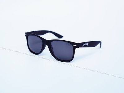 【 K.F.M 】THRASHER HOMETOWN SUNGLASSES 日本限定 墨鏡 太陽眼鏡 黑色 附眼鏡盒