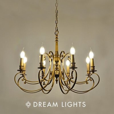 【DREAM LIGHTS】全銅仿古蠟燭吊燈 Cloud9 1012-8