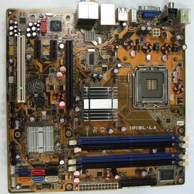 HP (華碩代工) IPIBL-LA 整合型主機板、775腳位、Intel G33晶片組、測試良品、附擋板