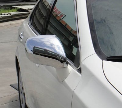 圓夢工廠 Lexus 2006~2009 ES300 ES330 ES350 質感改裝 鍍鉻銀後視鏡蓋飾貼 防撞後照鏡蓋