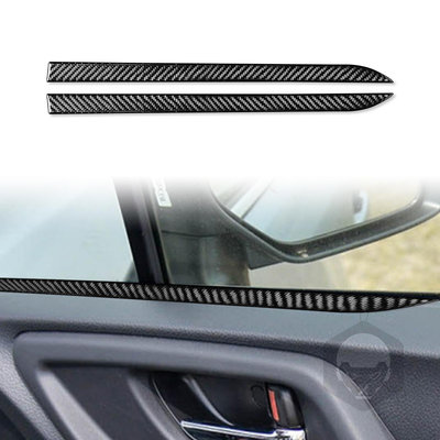 適用于13-18速霸路森林人 碳纖維車門裝飾條貼紙汽車內飾配件