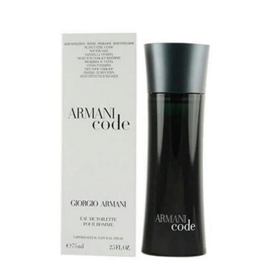 GIORGIO ARMANI code 亞曼尼 黑色密碼男性淡香水 75ml tester/1瓶-新品正貨