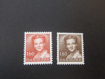 【雲品14】丹麥Denmark 1982 Sc 700,702 MNH 庫號#B529 13214