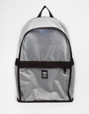 【現貨附實圖】愛迪達Adidas Originals Backpack銀白色 雙肩後背包 非灰黑紅黃藍二手書男女中性斜肩包AJ8527腰包Essential