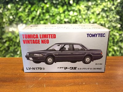 1/64 Tomica Toyota MarkII 2.5 Grande G Grey TLVN179b【MGM】