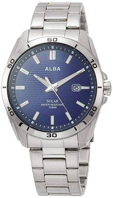 日本正版 SEIKO 精工 ALBA AQGD403 男錶 手錶 太陽能充電 日本代購