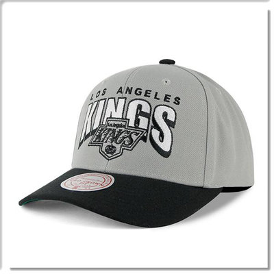 【ANGEL NEW ERA】Mitchell & Ness MN NHL 洛杉磯 國王 排字 灰色 雙色 老帽 嘻哈