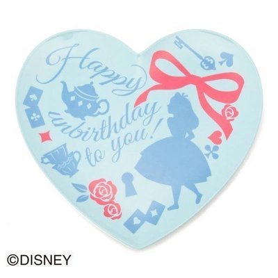 Ariel's Wish日本Afternoon Tea迪士尼愛麗絲Alice愛心蝴蝶結tiffany藍餐盤沙拉點心盤現貨