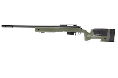 【BCS武器空間】RAVEN BOLT-SR M40A5綠色 6mm 手拉狙擊槍 M150空氣槍-RNA001OD5