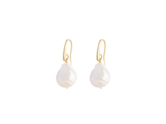 葡萄牙精品 CINCO 台北ShopSmart Marie Claire earrings 24K金耳環 經典珍珠耳環