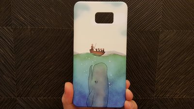 三星Note 5-手機殼(抹香鯨) (硬殼) (3D彩繪)(韓國空運)-現貨