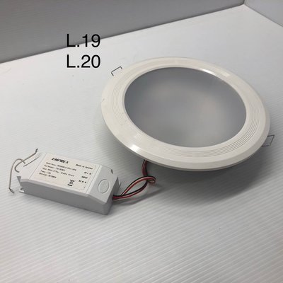 L20.LED 15cm崁燈 黃光12W