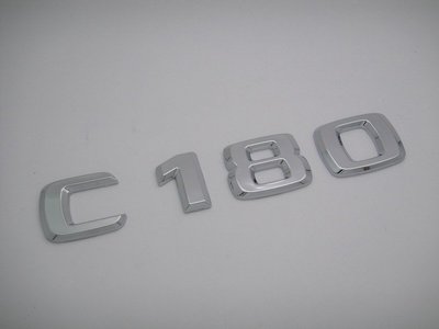《※金螃蟹※》新款 高度25mm Benz 賓士 奔馳 C Class W204 C180 C 180 後車箱子 字體