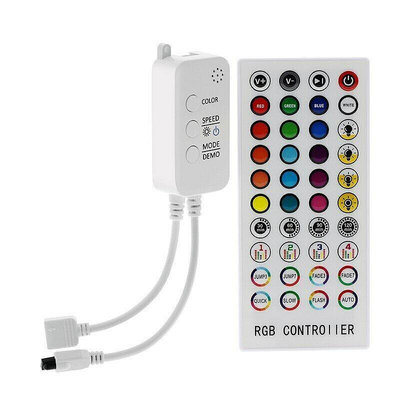 RGB Led Controller DC5-24V Bluetooth Music 40 Key Timer Mode