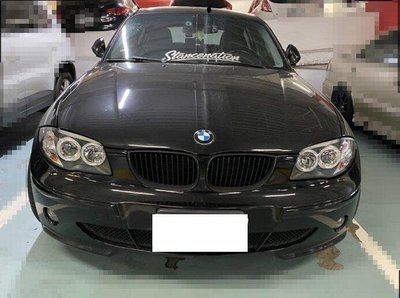 《※台灣之光※》全新 BMW  E87 04 05 06 07年高品質黑底雙光圈魚眼投射大燈組台灣製造