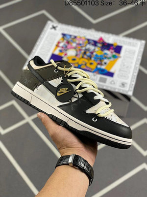 定製現貨 耐吉 Nike Dunk Low 布偶熊 玩偶 黑棕 扣籃系列低幫休