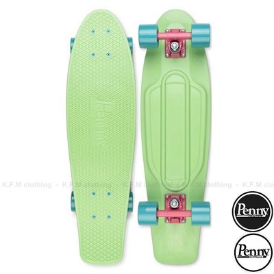 【 K.F.M 】Penny Skateboards 2021 CALYPSO 膠板 交通板 滑板 27吋 青綠/灰藍輪