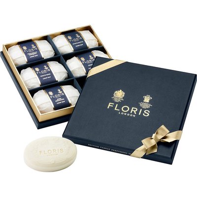 FLORIS Luxury soap collection 奢華香皂組 香皂禮盒 100g x 6 香氛皂 英國代購 保證專櫃正品