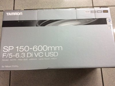 [保固5年][全新公司貨 TAMRON SP 150-600mm F5-6.3 Di VC USD (A011)便宜賣