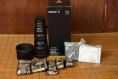 【售】Nikon Z 600mm F6.3 VR S輕便型遠攝長砲(水貨購入僅5個月近新品)