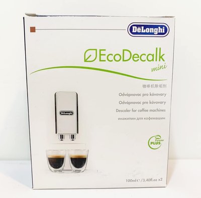 迪朗奇 咖啡機 EcoDecalk 除垢劑 除鈣劑 義大利製 全新 100ml*2