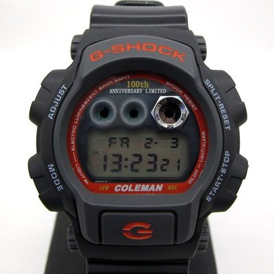 2001年 Coleman 100週年 G-SHOCK 限量紀念錶 (附完整盒子/證書/說明書)