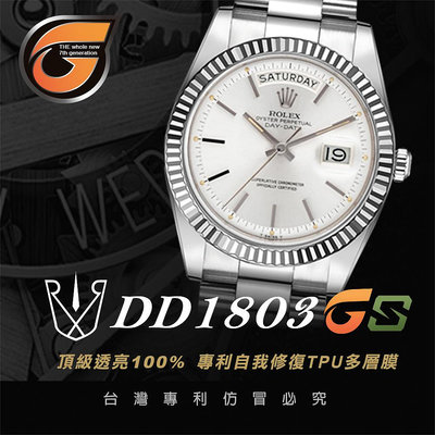 RX8-GS DD1803 DAY-DATE 蠔式36mm(1803)_不含鏡面