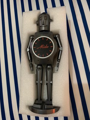 【MIDO】瑞士美度錶品牌代言人：ROBI 藍芽觸控喇叭 充電式攜帶喇叭 百週年特別紀念款藍芽觸控喇叭機器人