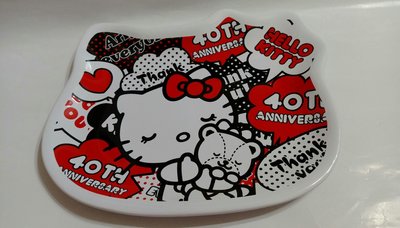 7-11 Hello Kitty頭型大陶瓷盤(經典繽紛)