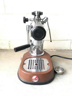 70年代意大利lapavoni手動壓桿咖啡機   尺寸：高3