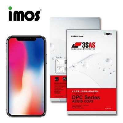 imos iPhoneX /Xs (5.8吋) 3SAS 疏油疏水 螢幕保護貼 (塑膠製品)