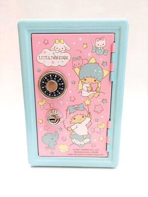 ♥小花凱蒂日本精品♥ Hello Kitty 存錢筒保險箱 貯金箱 置物箱 密碼鎖收納箱 ~ 8