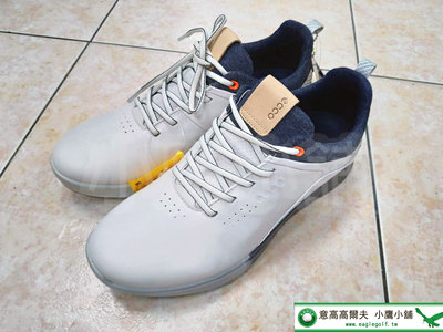 小鷹小舖] ECCO M Golf S-Three 10290401007 高爾夫男球鞋無釘防水透氣