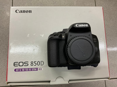 [保固一年] [高雄明豐]95新 Canon EOS 850D 快門次1000 便宜賣 760 800D 750D [D0101]]