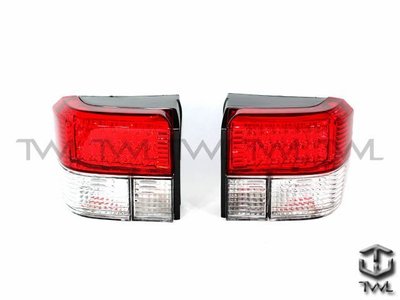 《※台灣之光※》全新VW T4 93 94 95 96 97 98 99 00 01 02 03 04年 VR6高品質紅白晶鑽LED尾燈組