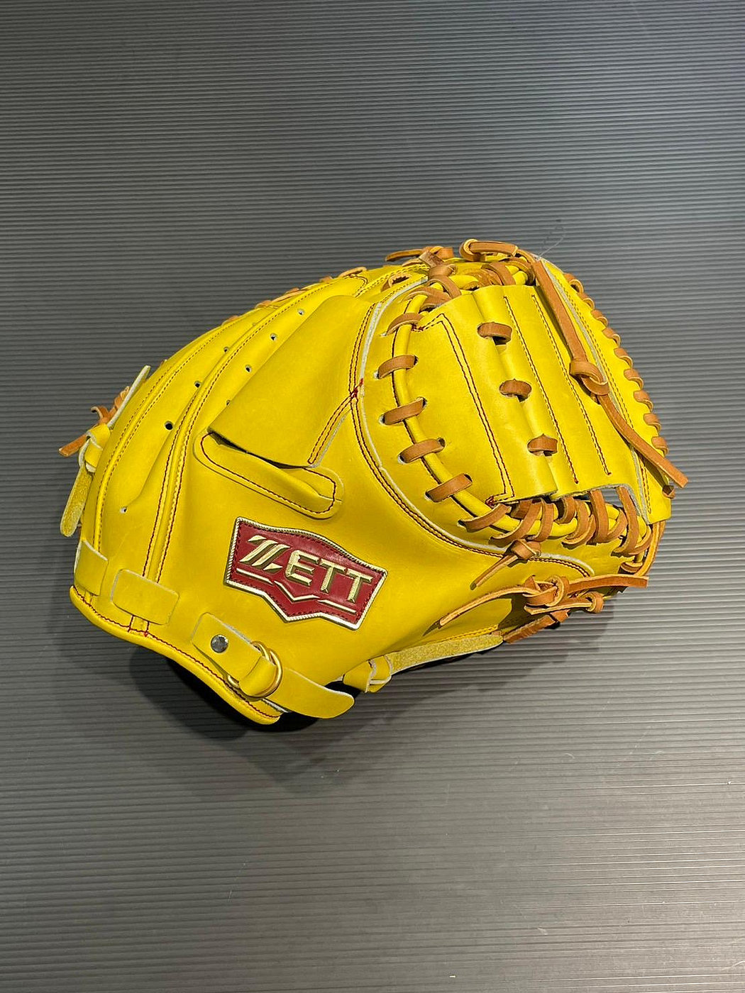 棒球世界全新ZETT36213系列硬式棒球專用補手手套特價黃色(BPGT-36212 