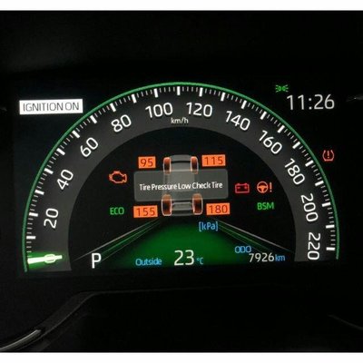 TOYOYA豐田 RAV4 5代 AURIS CAMRY8代 ALTIS12代專用第三代自動配對胎壓顯示 外掛模組