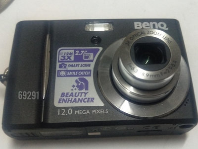 缺貨補貨中~BenQ數位相機，數位相機，相機，攝影機~BenQ DC C1250數位相機（可插SD記憶卡功能正常）