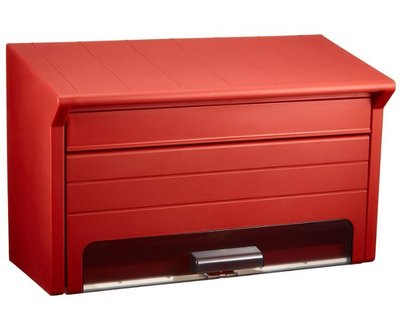 日本品牌 紅色房子房屋設計感門口信箱郵筒郵件收納箱信封信件收納盒裝飾品送禮  5300c