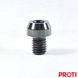 [屏東-晟信二輪] PROTI 鍛造鈦合金螺絲 M8L10-TP01-BK 適用:M8x10mm