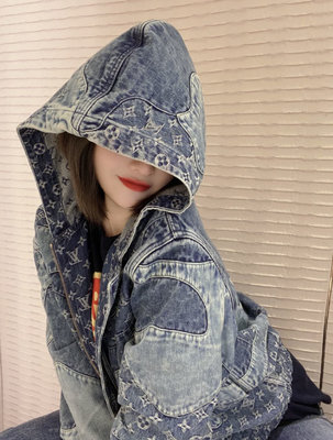 【COCO 精品專賣】LV + Nigo patchwork denim jacket 限定單寧外套