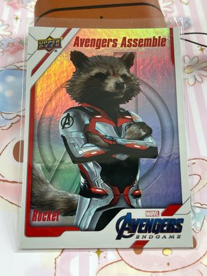 Avengers Endgame & Captain Marvel Assemble Trading Card #AA-6 Rocket