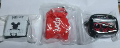 AirPods 蘋果 迪士尼米奇 米老鼠 韓國魷魚遊戲 潮牌supreme 3D行李箱 無線藍芽耳機套 液態矽膠保護套